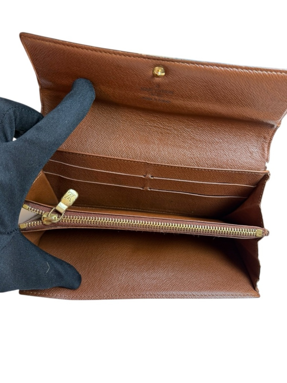 Louis Vuitton Monogram Canvas Key & Card Holder Set - Long Wallet Box & Bag - Picture 7 of 16